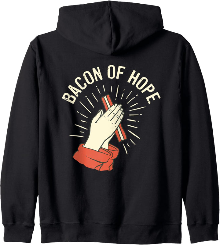 BBQ Bacon of Hope Grillparty Barbecue Brunch Frühstück Bacon Kapuzenjacke