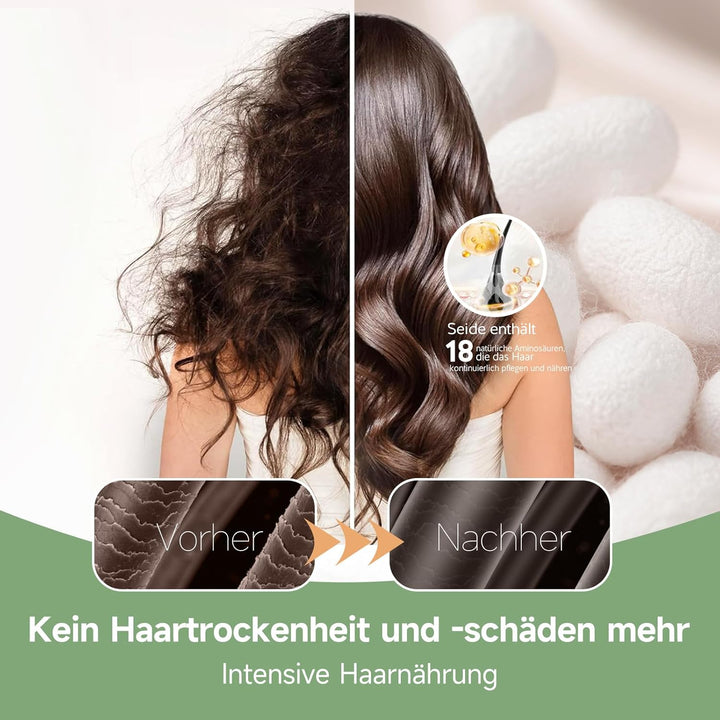 Umisleep 22 Momme Schlafhaube zum Schlafen mit Maulbeerseidenfutter, Doppelschicht Schlafmütze, Vers