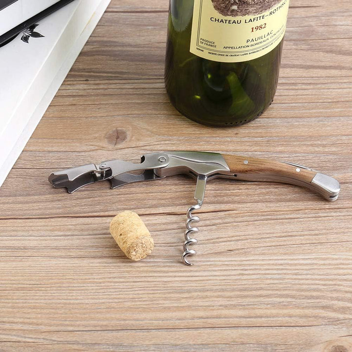 Kellnermesser, Flaschenöffner, 1 stück Korkenzieher Handheld arbeitssparende Wein Flasche Korken Öff