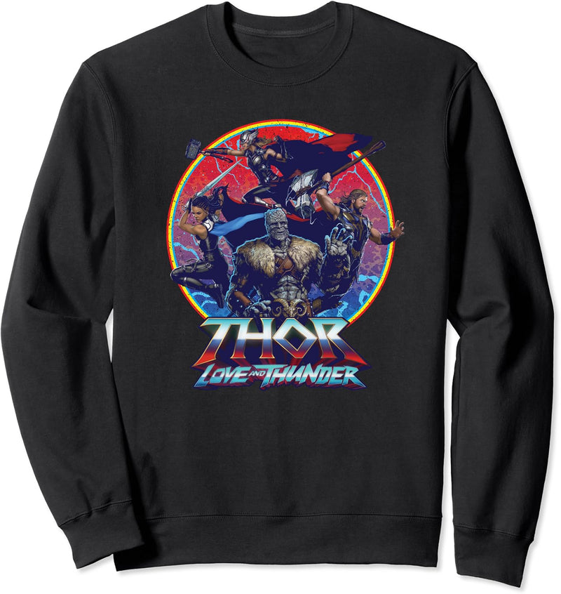 Marvel Thor: Love and Thunder Character Badge Sweatshirt
