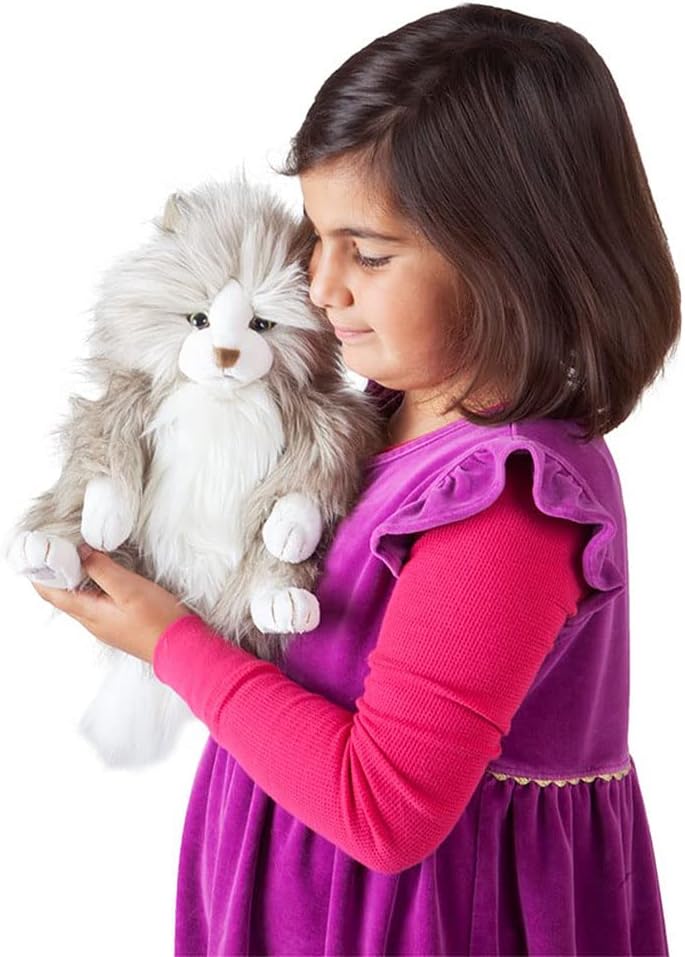 Folkmanis Fluffy Cat Hand Puppet