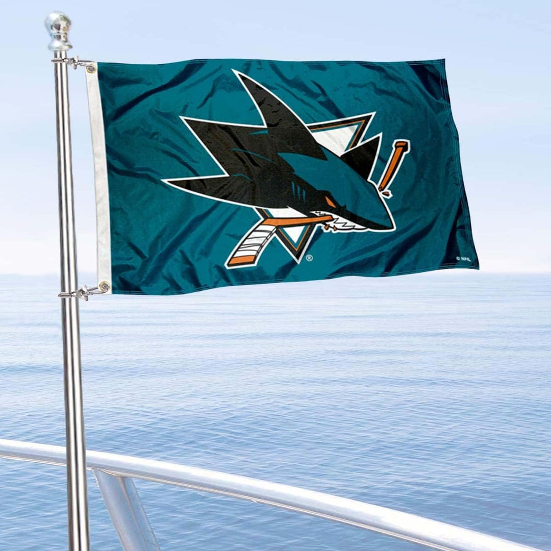 WinCraft San Jose Sharks Boat Marine and Golf Cart Flag