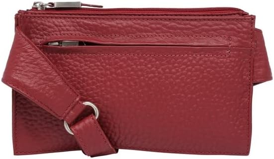 VOI Daisy Gürteltasche Leder Damen, Granat