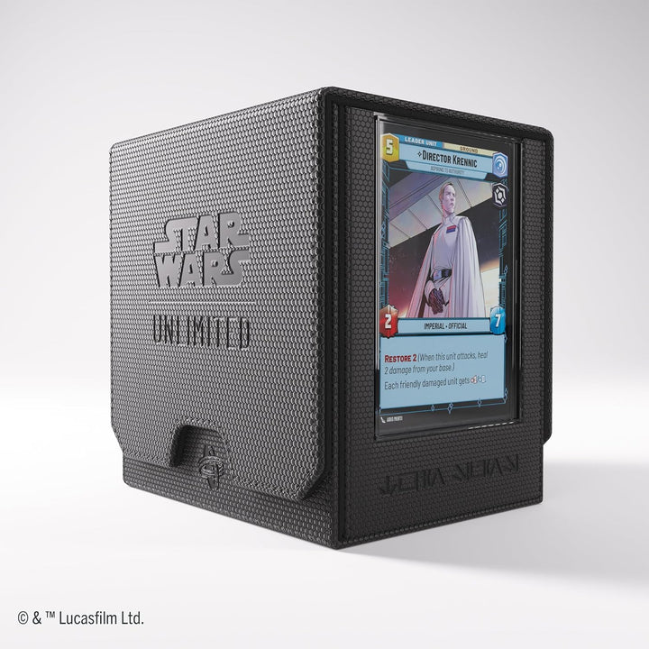 Gamegenic, Star Wars: Unlimited Twin Suns Deck Pod – Black, Zubehör Black 11.91 x 11.51 x 12.5 cm, B