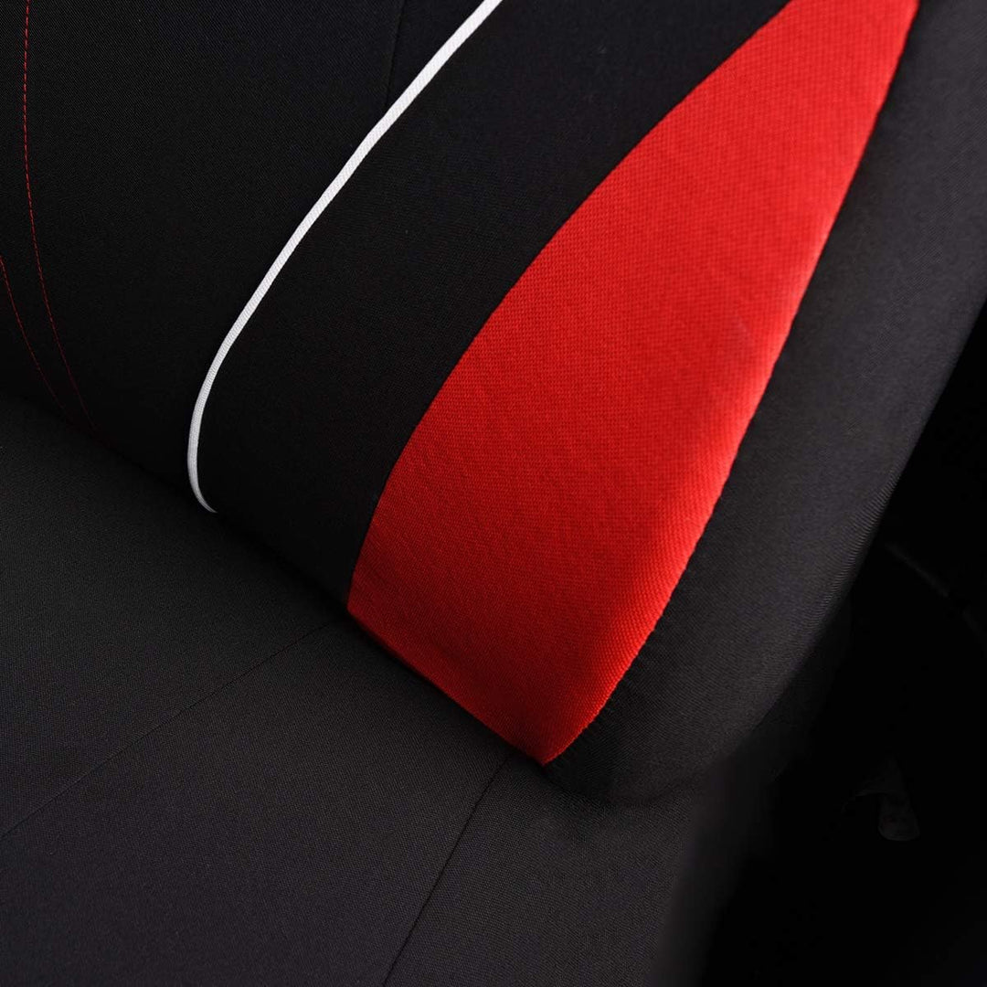 Flying Banner Universal atmungsaktive Netzstoff-Autositzbezüge, komplettes Set Airbag-kompatible Kis