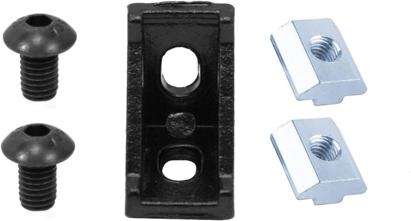 26 Stück Aluwinkel 20x20 Nut 6 Aluwinkel für Aluprofil 20x20 von iMetrx, Schwarz