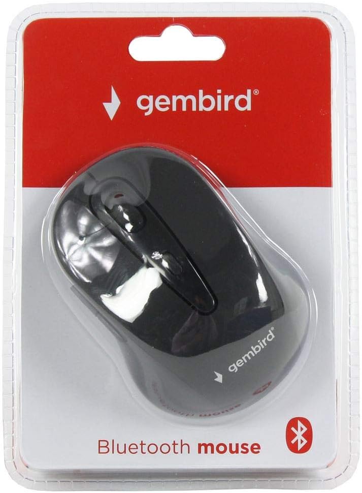 Gembird MUSWB2 Optische Bluetooth Maus (bis 1600dpi, USB) schwarz