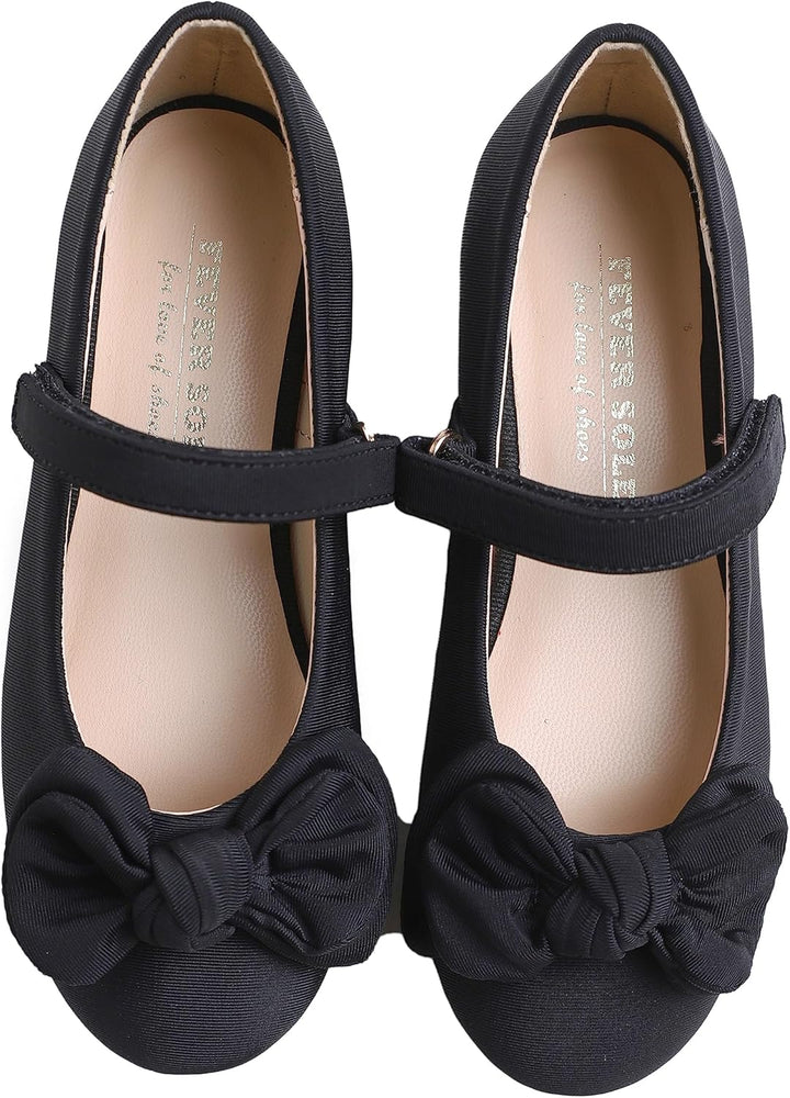 Feversole Girls Cute Dress, Mädchen süsses Kleid Mary Jane Schuhe weiche Party Urlaub Ballerinas 29