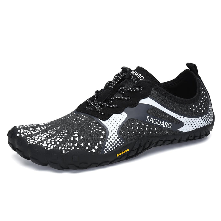 SAGUARO Unisex Barfussschuhe Outdoor Zehenschuhe Traillaufschuhe 39 EU Temperament Weiss, 39 EU Temp