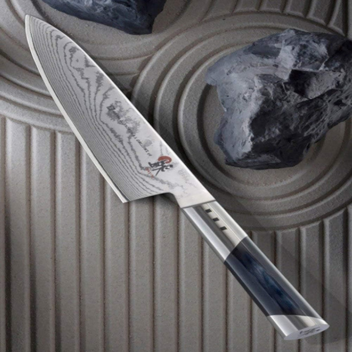 MIYABI Chutoh Fleischmesser, Klingenlänge: 16 cm, Grosses Klingenblatt, Rostfreier Spezialstahl/Mica