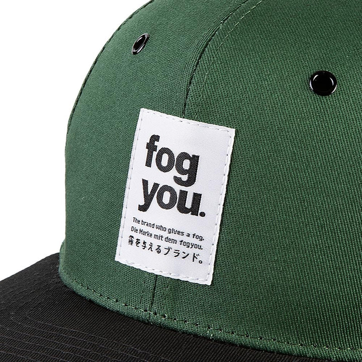 Nebelkind Chave Snapback olivgrün schwarz Fog You OneSize Unisex