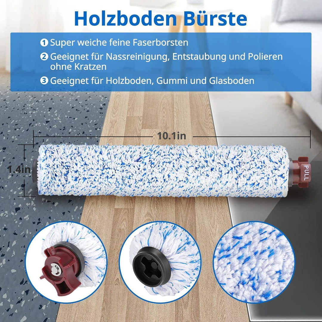 Zubehör für Bissell CrossWave 3-in-1 C3 Pro Nass Trockensauger 3555N, 3 Multi-Oberflächenbürsten 186