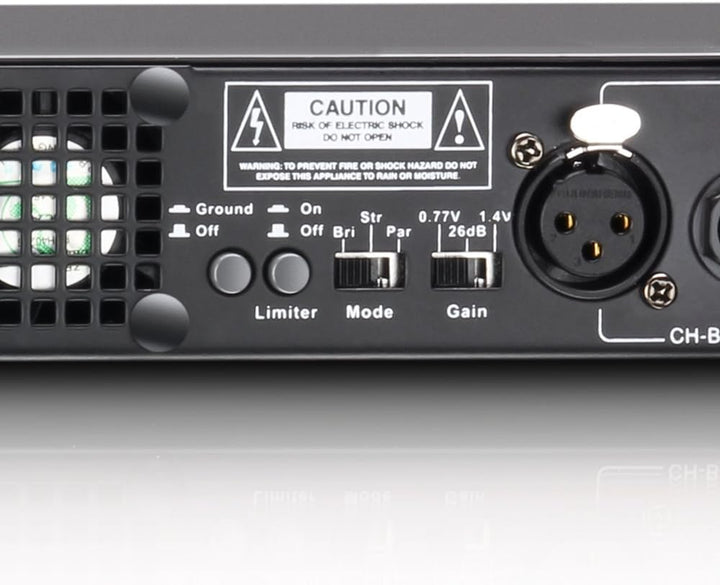 LD Systems XS 400 ; PA Endstufe Class D 2 x 200 W 4 Ohm tamaño único XS400, XS400
