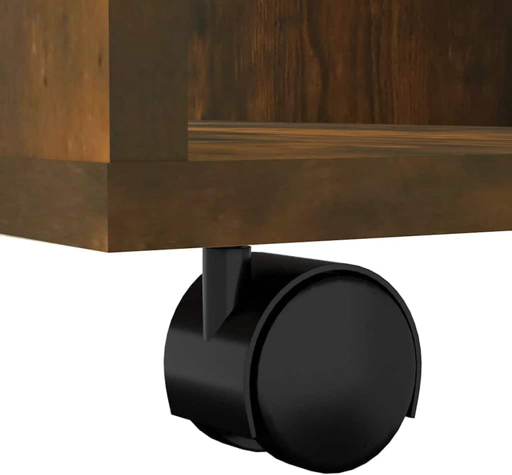 vidaXL Rollschrank, Rollcontainer mit viel Stauraum, Aktenschrank mit Rollen, Büroschrank Bürocontai
