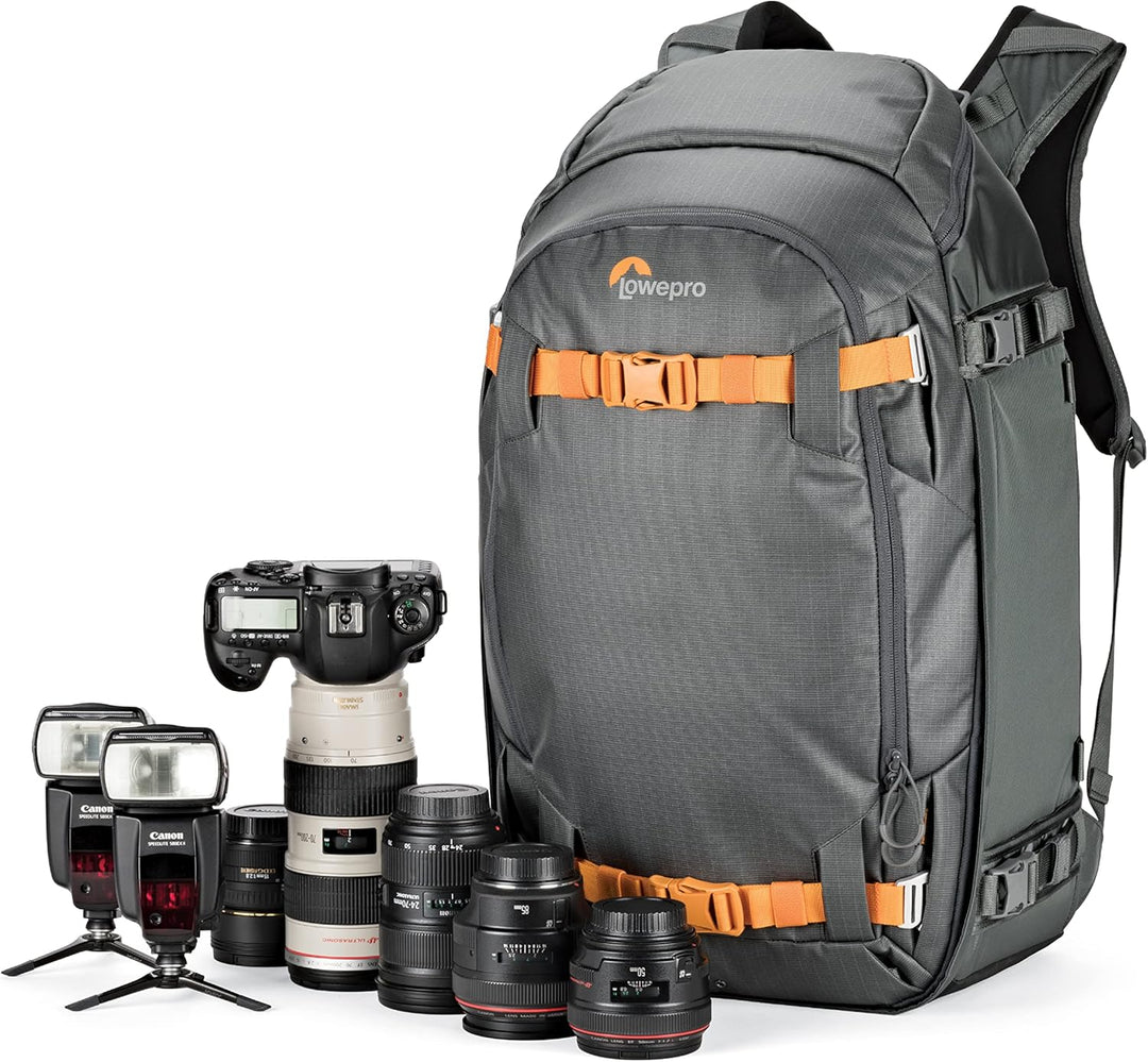 Lowepro Whistler 350 AW II, 4-Jahreszeiten-Kamerarucksack aus Recycling-Materialien, Wetterfeste Hül