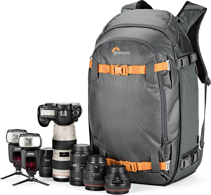 Lowepro Whistler 350 AW II, 4-Jahreszeiten-Kamerarucksack aus Recycling-Materialien, Wetterfeste Hül