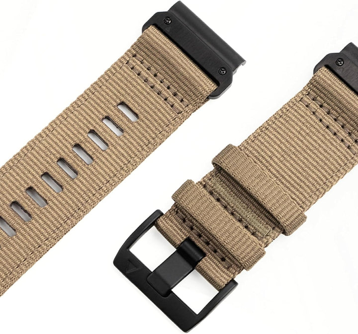 YOOSIDE Nylon Armband für Garmin Fenix 7 / Fenix 6 / Fenix 5 / epix Pro 47mm, Verbessert Quick Fit 2