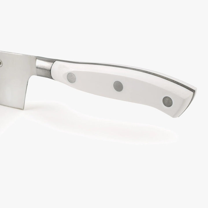Arcos Serie Riviera Blanc - Rocking Santoku Messer - Klinge aus geschmiedetem Nitrum-Edelstahl 180 m