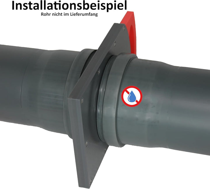 GENERIC DN 110mm Luft-Absperrschieber | Blastgate | PETG | Werkstattabsaugung | Absauganlage | Luftr