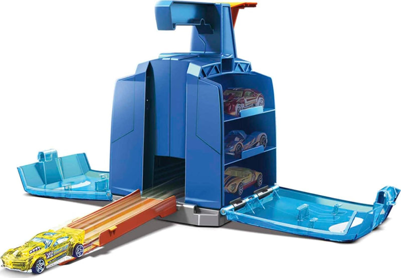 Hot Wheels GCF92 - Track Builder System Rennstarter, Spielzeug Autorennbahn ab 4 Jahren, Mehrfarbig