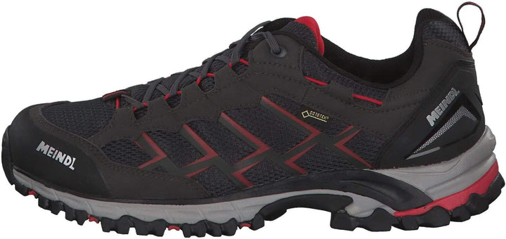 Meindl Herren Litepeak Gt Kletterschuhe hoch, Schwarz und Rot., Anthrazit Rot