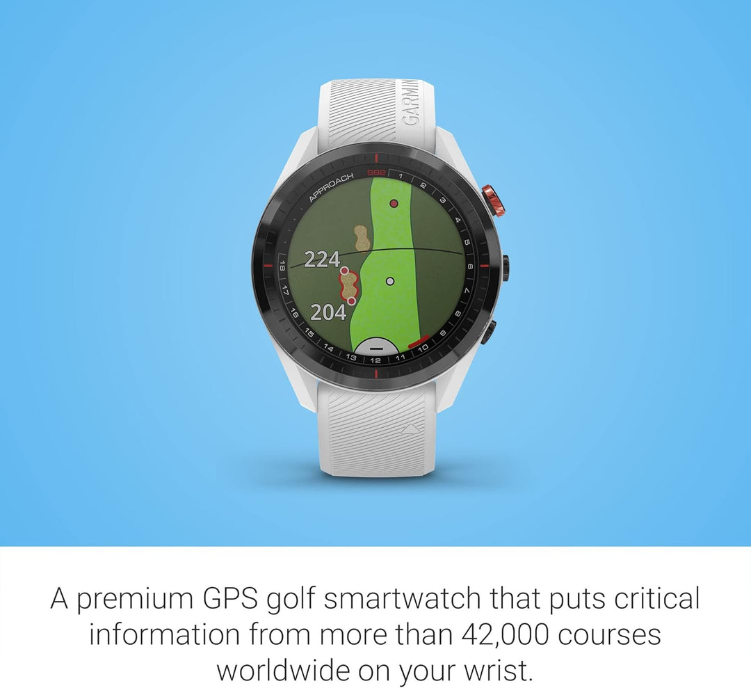 Garmin Approach S62 Smartwatch Golf White Weiss/opulenter Garten Nur ansehen, Weiss/opulenter Garten
