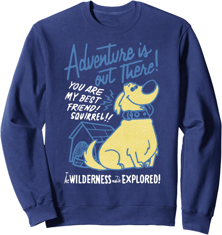 Disney Pixar Up Adventure Dug Line Art Sweatshirt