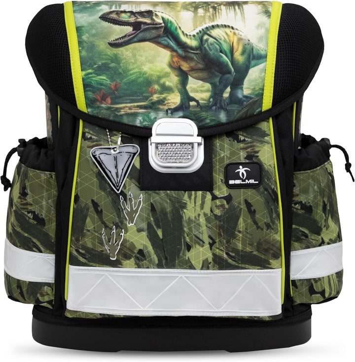 Belmil Classy Schulranzen Set 4 - teilig (403-13/AG/S) Lost World, Lost World