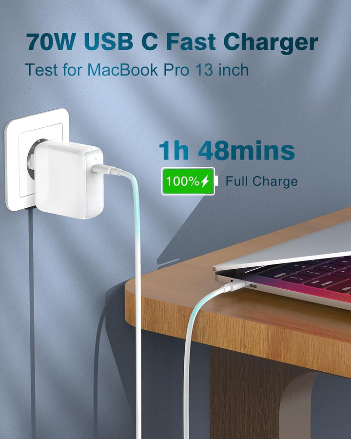 IFEART 67W USB C Ladegerät für MacBook Pro 13/14/ 15/16 Zoll, MacBook Air 2020/2019/ 2018, Kompatibe