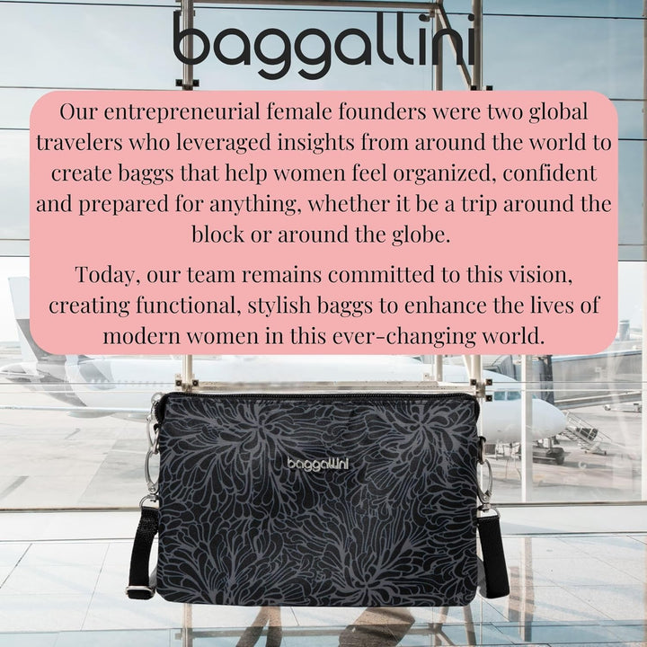 Baggallini Damen The Only Mini Bag Einheitsgrösse Midnight Blossom, Einheitsgrösse Midnight Blossom