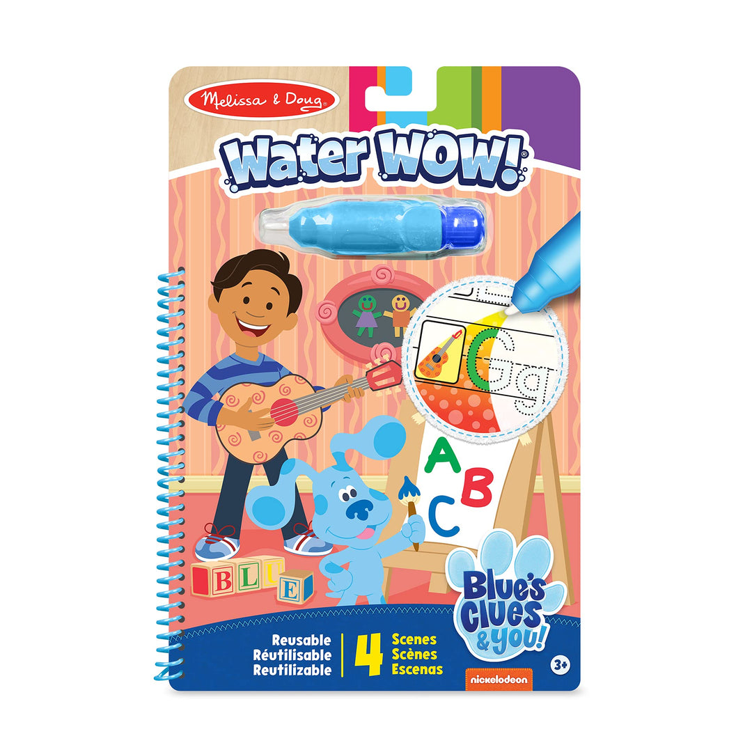 Melissa & Doug 33000 Blue's Clues & You Water Wow-Alphabet, Mehrfarbig, Alphabet