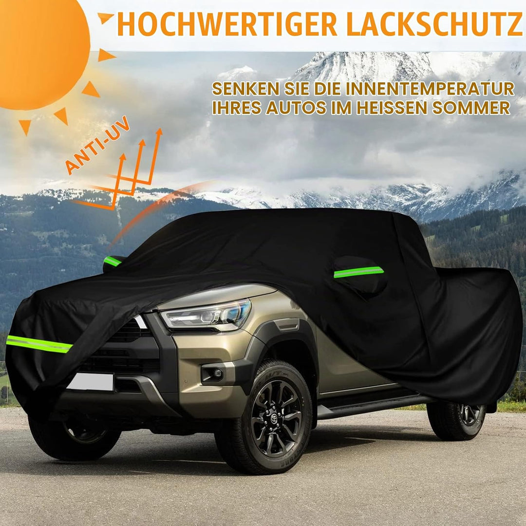 Pickup Autoabdeckung, Auto Abdeckplane Vollgarage Ersatz für Ford Ranger, Toyota Hilux, Nissan Navar