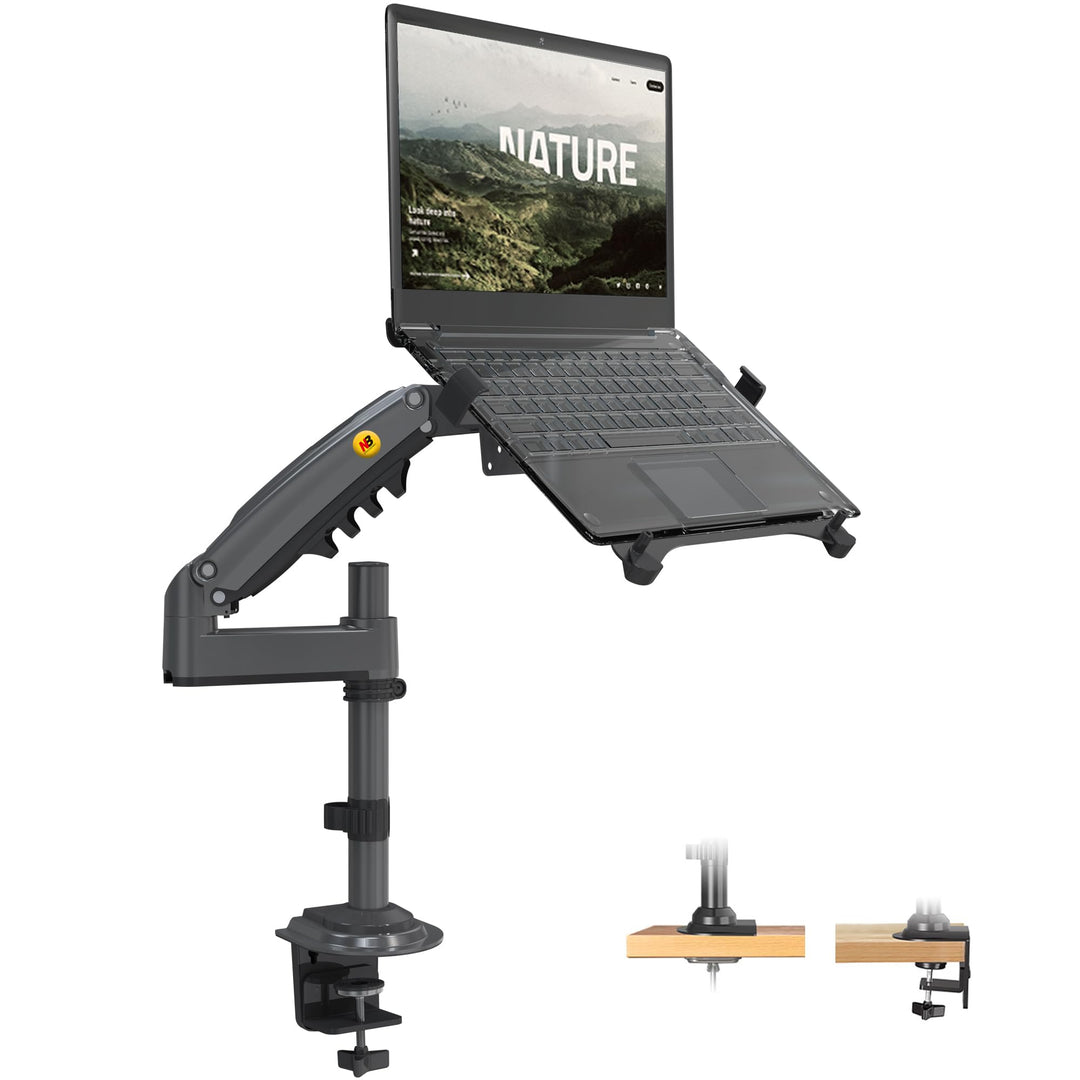 North Bayou NB Laptop Ständer Monitor Halterung, Verstellbare Ablage für 10-17 Zoll Notebooks, Monit