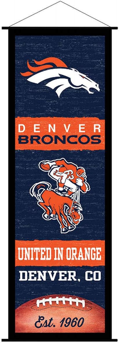 Wincraft Denver Broncos Banner und Schriftrollschild