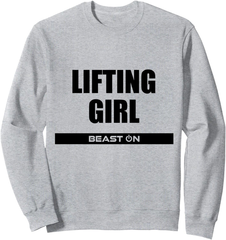 Lifting Girl Fitness Gym Motivation Sprüche Bodybuilding Sweatshirt
