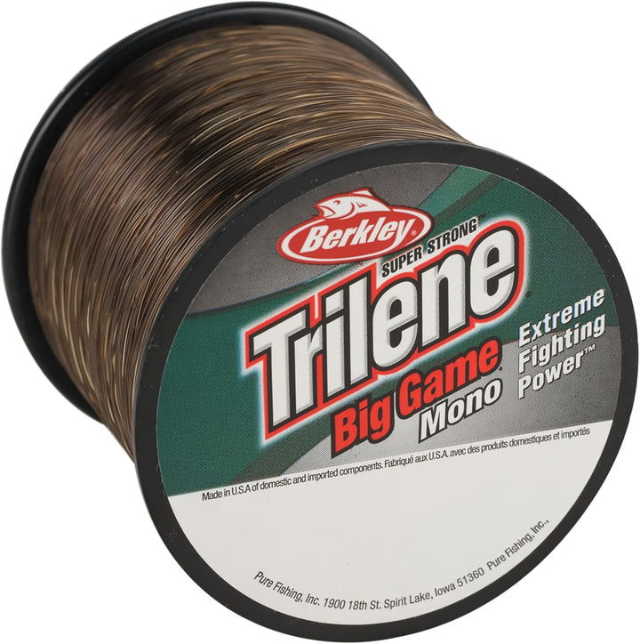 Berkley Big Game Trilene Monofilament Individuelle Spool 1175yd Coastal Brown, 1175yd Coastal Brown