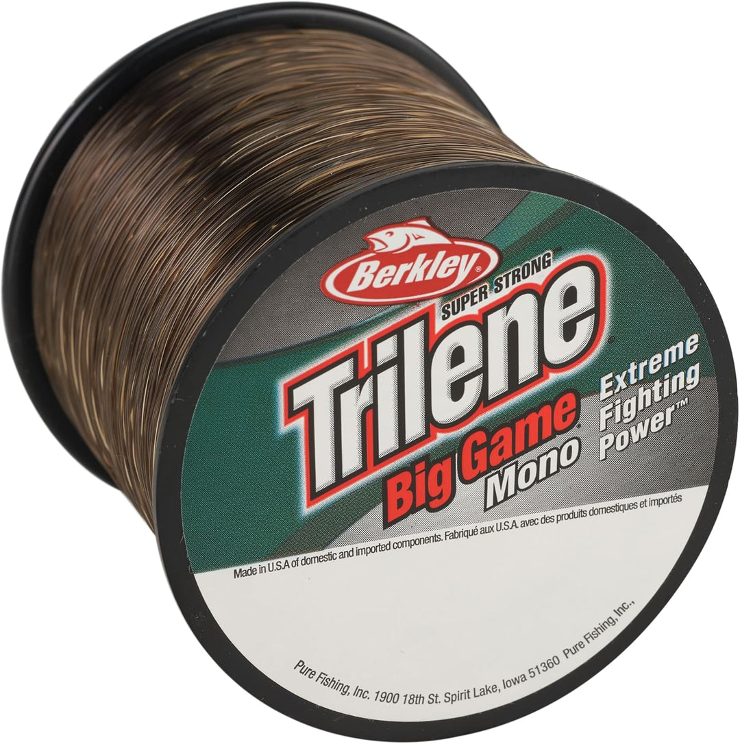 Berkley Big Game Trilene Monofilament Individuelle Spool 10lb - 1500yd Coastal Brown, 1500yd Coastal
