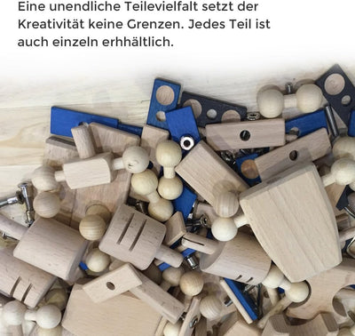 rewoodo Helden Aus Holz Holzspielzeug ab 3 Jahren Made in Germany (Komplettheld, Gladiator) Komplett
