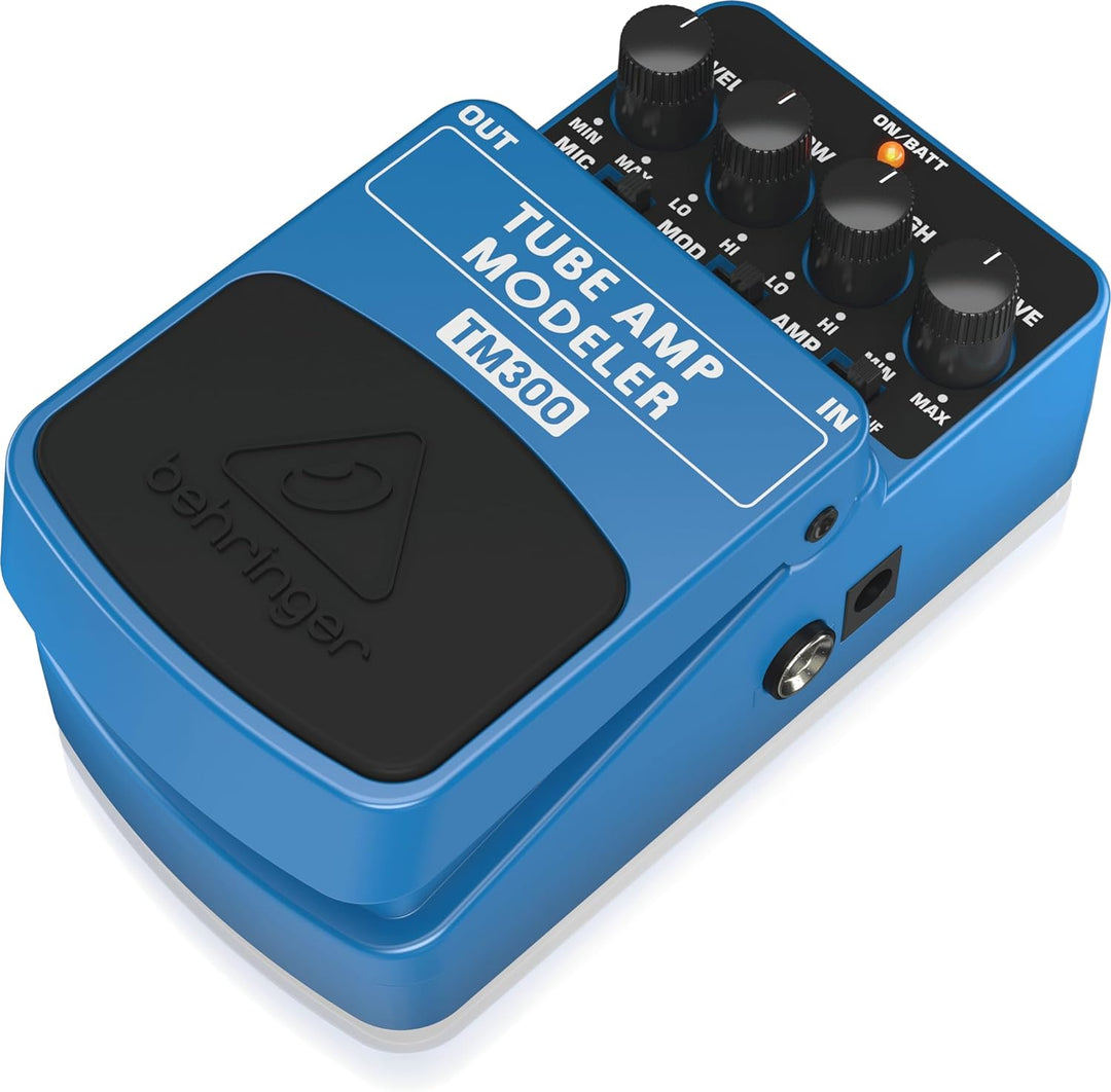 Behringer TUBE AMP MODELER TM300 Ultimatives Modellierungs-Effektpedal für Röhrenverstärker TUBE AMP