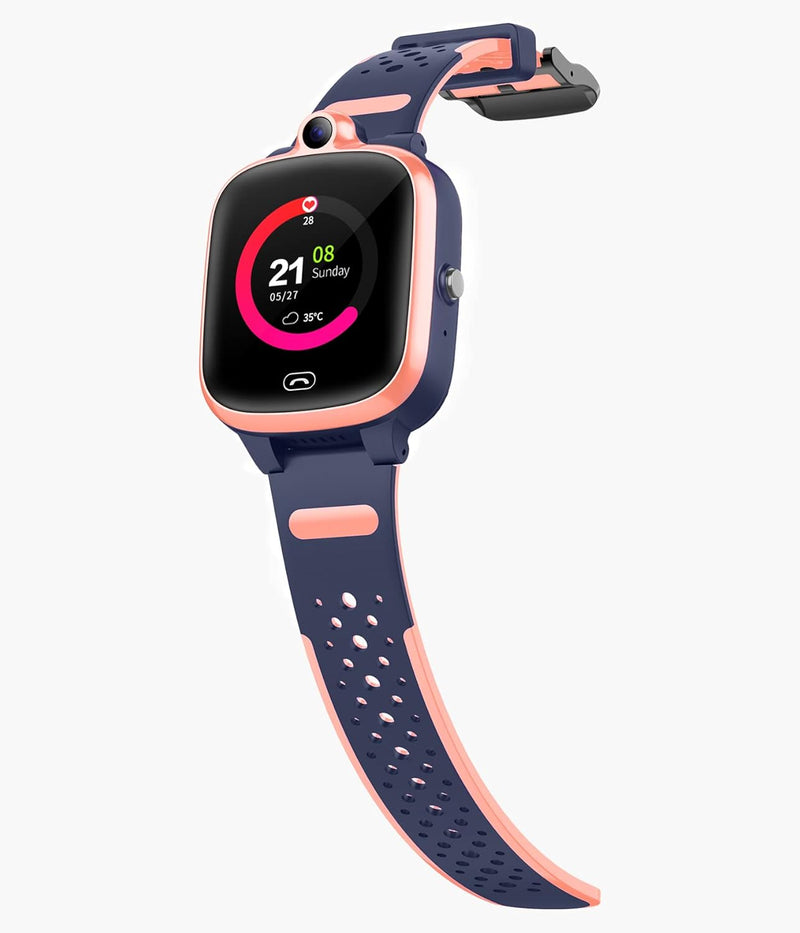 Fitonme 4G Smartwatch Kinder mit GPS und Telefon Uhr Videoanruf SOS AntiVerlust von Früherziehungswe