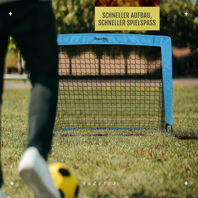 Racetex 2er Fussballtor Kinder Set - Fussball Tore inkl. nützlicher Tasche zum Transportieren - Vers