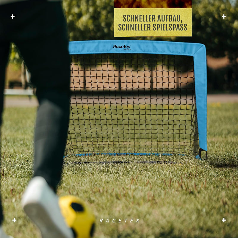 Racetex 2er Fussballtor Kinder Set - Fussball Tore inkl. nützlicher Tasche zum Transportieren - Vers