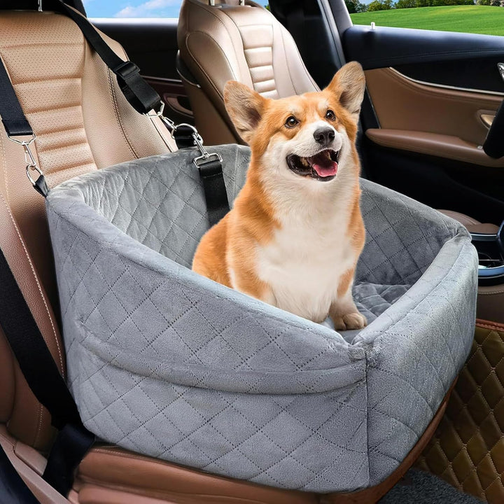 Wakects Hunde Autositz, Hundesitz Auto Rückbank, Hundesitz für Kleine Hunde, Hundesitz Auto mit Sich