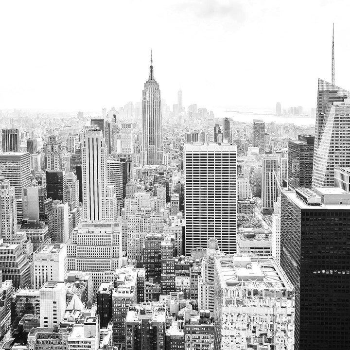 Novart Wandbilder Set Fashion Coco New York Schwarz Weiss - KEIN EXTRA RAHMEN BENÖTIGT - Modern Deko