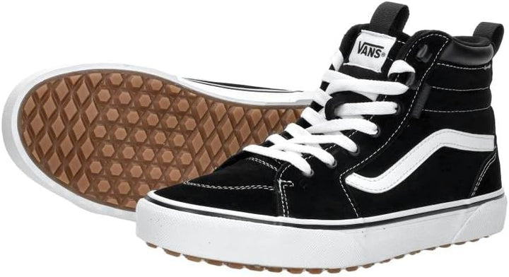 Vans Unisex Kinder Filmore Hi Vansguard Sneaker 28 EU Suede Black White, 28 EU Suede Black White