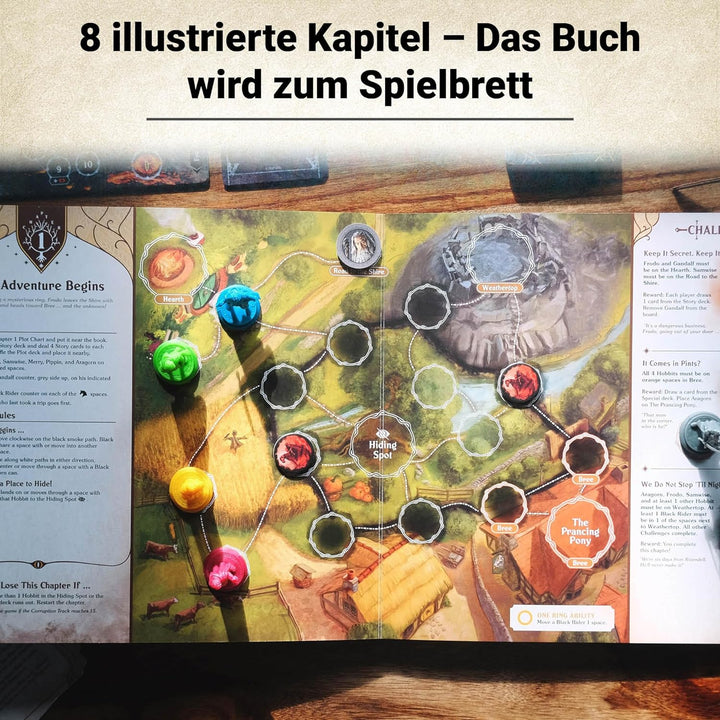 Ravensburger 27533 - Der Herr der Ringe - Adventure Book Game - Kooperatives Strategiespiel für 1-4