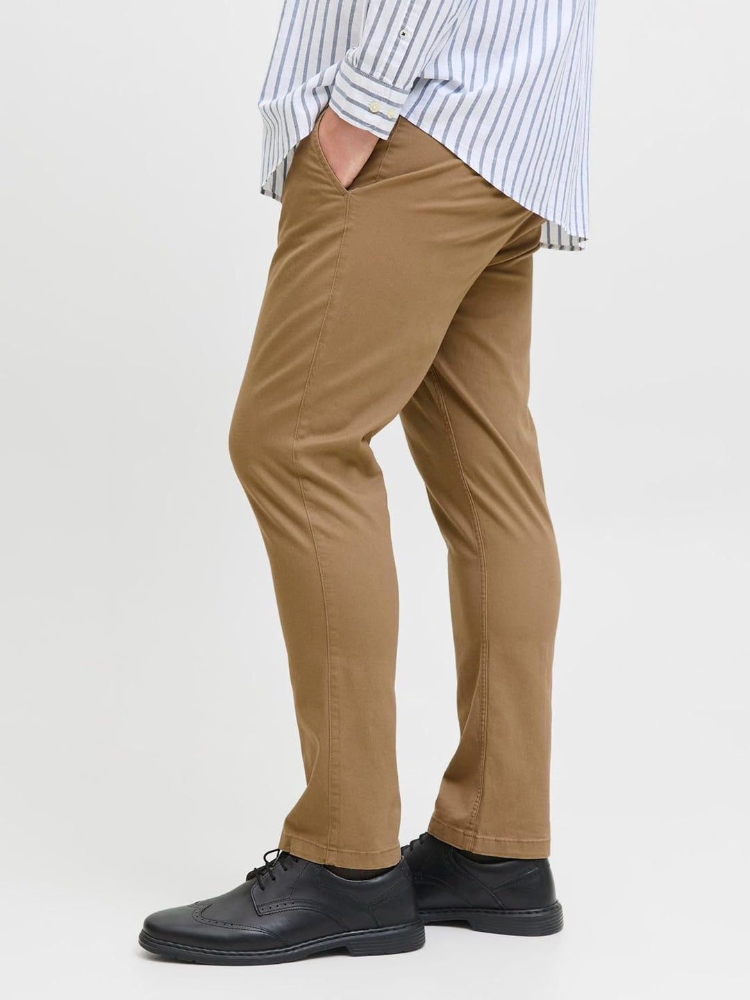 JACK & JONES Herren Jpstmarco Jjdave Lc Noos Pls Chino-Hose 40W / 30L Otter, 40W / 30L Otter