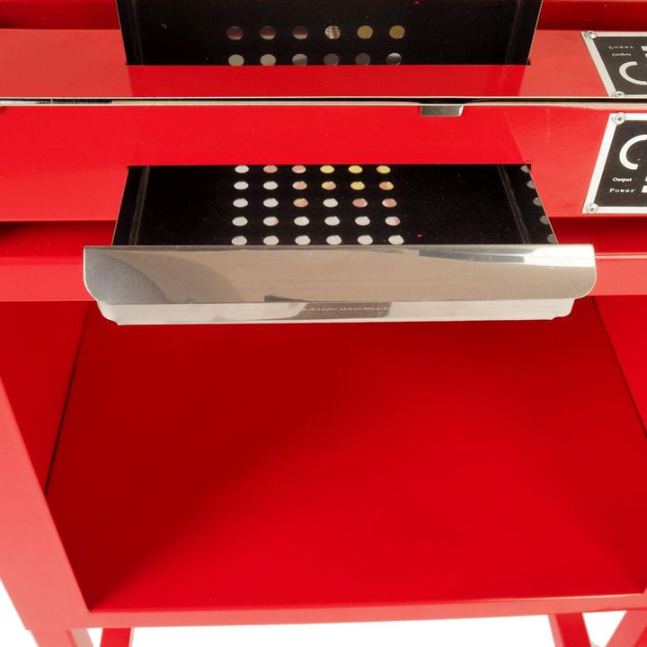 Grosse Popcornmaschine für knusprige Popcorn mit Wärmeplatte und Innenbeleuchtung - 1600 Watt ca. 5