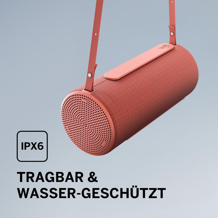 WE. by Loewe. Hear 2 Coral Red Coral Red Hören Sie 2, Coral Red Hören Sie 2