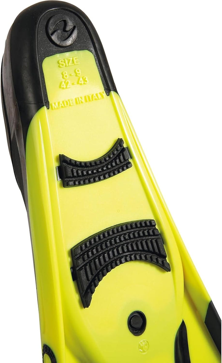 Aqua Lung Stratos 3 Full Foot Fins gelb Medium-Large, gelb Medium-Large